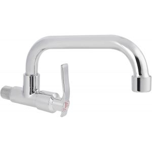 Robinet Cuisine Mural FlexibleG1/2 Acier Inoxydable Robinetterie Pivotant à 360 ° Accessoire de Robinet pour Jardin Cuisine Salle de Bain - Neuf