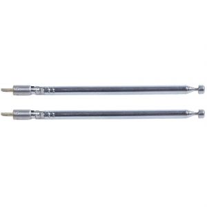 Remplacement 49cm 6 Sections Antenne Télescopique Antenne Aérienne Pour Radio TV - Neuf