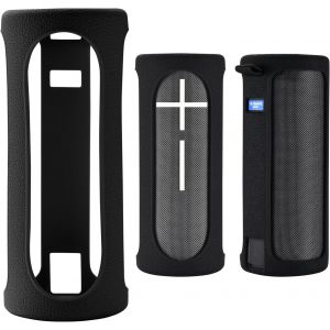 lbgwp60-tui En Silicone Pour Ultimate Ears Ue Boom 4 Enceinte Bluetooth Portable,Boom 4 Housse De Voyage Portable Protectrice Sac Avec Mousqueton De Transport(Noir) - Neuf