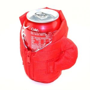 Veste Isolante Easy Open Beer Coke Jacket Veste Isolante Doudoune (Rouge) - Neuf