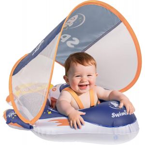 Bou&eacute;e B&eacute;b&eacute; (Bouee Bebe)-Anneau De Natation B&eacute;b&eacute; Avec Toilette Solaire Spf50+ D&eacute;tachable,Flotteur Anti-Bascule &Eacute;quilibr&eacute; Pour Nourrissons Et Enfants De 6 &Agrave; 36 Mois - Neuf