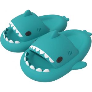 Kalanka-Femme Homme Enfant Claquettes De Requin Été Shark Slides Slippers Antidérapante Chaussures De Piscine Plage Chaussons De Bain - Neuf