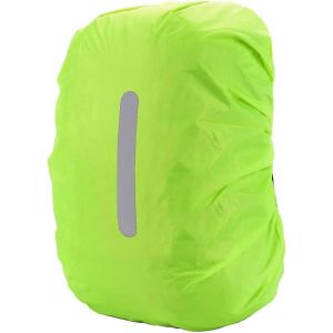 Housse De Pluie Pour Sac À Dos Avec Bandes Réfléchissantes,15l-100l,Housse De Pluie Imperméable Pour Sac À Dos,Sac D'école Pour La Randonnée,Le Camping,Les Voyages,Le Vélo.[B1026] - Neuf