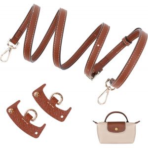 RFCBC-Bandouliere pour Sac Longchamp Mini, Cuir Anse pour Sac a Main, pour Long Champ Femme Le Pliage - Neuf