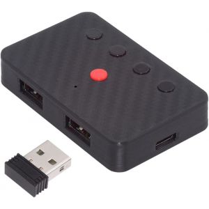 ChenQuanSarl-Clavier Et Souris Filaires Usb Convertis En Convertisseur Bluetooth (Bt) Sans Fil 2,4 Ghz Avec Récepteur D'Alimentation De Type C Pour Ordinateur Portable, Tablette, Téléphone - Neuf