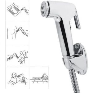 Kit Douchette Bidet WC Pulvérisateur de douche pour l'hygiène intime Douchette à Main -durable à utiliser -HB065 - Neuf