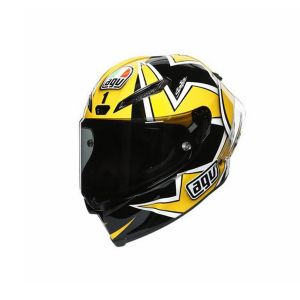 Valentino Rossi Casque R&eacute;plique miniature 1:5 Mini Casque &ndash;VR46 MotoGP_LAGUNA SECA 2005, Unisexe - Neuf