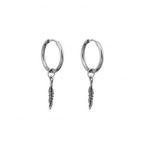 Classique Petite Feuille Hoop Goutte Boucle D'oreille Cor&eacute;en Pendentif Boucle D'oreille Bijoux Pour Unisexe - Neuf