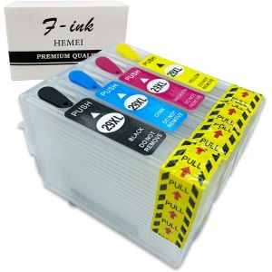 ERYI-29 Encres Xl, 4 Cartouches D'Encre Rechargeables Pour Imprimante Expression Home Xp-235 Xp-245 Xp-332 Xp-335 Xp- 432 Xp-435 Xp-247 Xp-442 Xp-342 Xp-345 Xp-445 - Neuf
