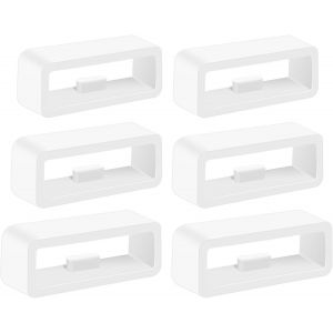 6 Pi&egrave;ces Boucles Des Bracelet De Montre 18mm 20mm 22mm, Support/Fixateur De Remplacement De Bracelet De Montre - Neuf