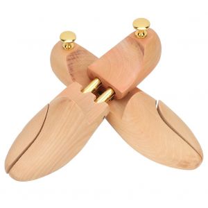 Lot De 2 Embauchoirs A Chaussures Reglables En Bois, Anti-Deformation Et Anti-Rides, Pour Femmes Et Hommes (39 Et 40) - Neuf