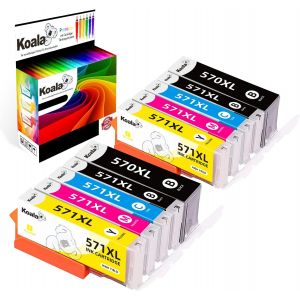 ERYI-10-Pack 570 571 Xl Compatible Cartouche D¿Encre Replacement Pour Canon Pgi-570Xl Cli-571Xl 570Xl 571Xl Multipack Pour Pixma Mg5750 Mg5751 Mg5752 Mg5753 Mg6850 Mg6851 Mg6852 Ts5053 Ts5055 Ts6050 - Neuf