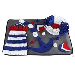 Tapis Interactif Pour Chien - Tapis De Recherche De Nourriture Pour Une Alimentation Lente, Des Friandises Et Une Stimulation Mentale - Coussin En Feutre Durable Pour Toutes Les Tailles De Chien - Neuf