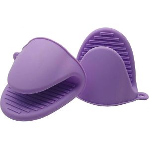 Gants de cuisine Gants de four en silicone isolés en silicone Gants de cuisine Poignée pincée - Neuf