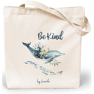 TZF-Tote Bag Femme - Sac Cabas Femme Original - Tote Bag Coton 100% Grand 35 x 42 x 8 cm - Sac Fourre Tout en Toile - Neuf