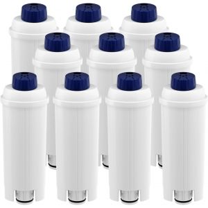 Lot De 10 Filtres &Agrave; Eau Pour Machine &Agrave; Caf&eacute; Delonghi, Filtre &Agrave; Eau Delonghi Magnifica S Dlsc002 Pour Machine &Agrave; Caf&eacute; De'Longhi Ecam, Etam, Ec, Bc - Neuf