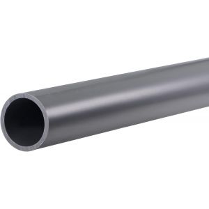 Kalanka-Tuyau Rigide En Pvc Rond Tube Pvc 21mm Diam&egrave;tre Interne 25mm Diam&egrave;tre Externe 0.35m Clair Gris Haut Impact Pour Eau Tube Artisanats - Neuf