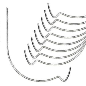 20PCS Cintres pour cloisons s&egrave;ches,Super crochets en acier inoxydable,Crochets muraux pour accrocher,Accrocher des images - Neuf