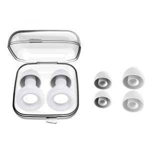 Euty-Bouchons D'oreille En Silicone Souple,Pour Réduction Du Bruit,Réutilisables,Pour Dormir,Travailler,Natation,Embouts D'oreille,Offre Spéciale,2025-White - Neuf