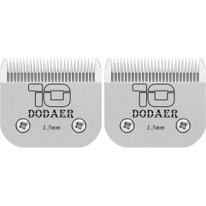 Lame de changement de fente de chien,Compatible avec les s&eacute;ries 45-50/Heiniger/Andis/Oster A5/10KM Series tondeuse pour chien,taille 10 1/16"" (1,5mm) Longueur de coupe,2 unit&eacute; - Neuf