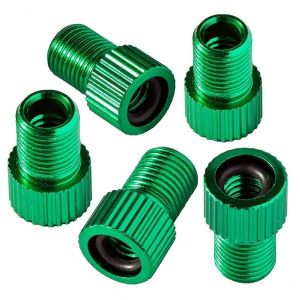 Lot De 5 Adaptateurs De Valve Presta Vers Schrader - Gonflez Facilement Vos Pneus De Vélo Dans Les Stations-Service Et À L'aide De Pompes Standard ! - Neuf