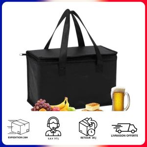 Sac Isotherme Repas D&eacute;jeuner Imperm&eacute;able Glaci&egrave;re Souple Pique-niques Camping - Neuf