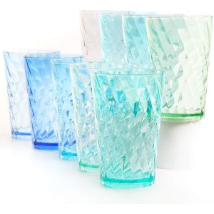 Ensemble 9 Gobelets Bistro 650ml &iquest; Plastique Incassable - Neuf