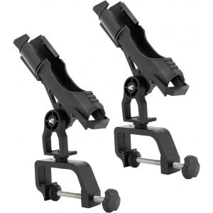 Lot De 2 Supports De Cannes &Agrave; P&ecirc;che Pour Bateau, Supports De Cannes &Agrave; P&ecirc;che Am&eacute;lior&eacute;s Avec Grande Ouverture De Serrage R&eacute;glable &Agrave; 360 Degr&eacute;s - Neuf