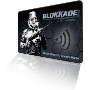 Blokkade Carte Bloquante Active Rfid/Nfc Motif Stormtrooper Collectors Edition Protection Contre Le Vol De Données Pas De Lecture Étrangère Par Michael G.,Noir ,Kreditkartengröße,Moderne - Neuf