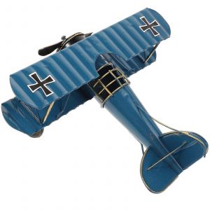 Artisanat R&eacute;tro Avion D&eacute;cor Vintage Artisanat Fer M&eacute;tal Avion Maquettes D'avion - Neuf