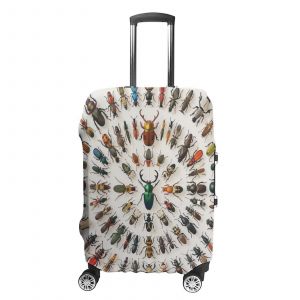 Coccinelle Mosaïque Juste De Valise,Juste De Bagage,Protection De Valise,Poussière De Commande Pour Voyage,Accessoires Supplie - Type Beetle Mosaic-22-24in - Neuf