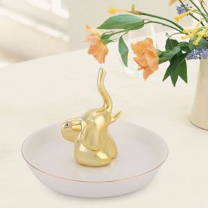 Hjlian Support A Bagues Pour Bijoux, Colliers, Bracelets, Presentoir, Decoration D'interieur, Dore - Neuf