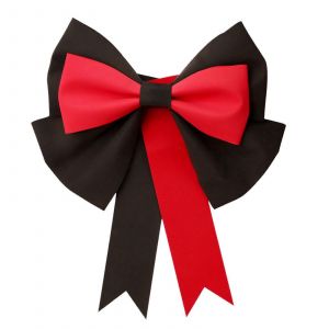 No&euml;l Bowknot Mignon Eva De No&euml;l De Vacances De D&eacute;coration Pour Arbre De No&euml;l &Agrave; La Maison De La Fen&ecirc;tre De Partie D&eacute;coration De Bloc De Couleur Arc - Neuf