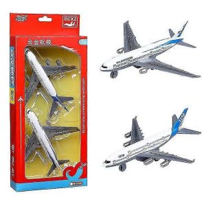 Simulation d'avion en alliage, jouet, Boeing 777, mod&egrave;le d'avion de passagers, Airbus, bo&icirc;te color&eacute;e, emballage cadeau - Neuf