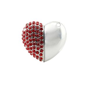 KALPZ-Clé Usb Joli C?ur, 16 Go 32 Go 64 Go 128 Go 256 Go, Disque Mémoire Flash, Pendentif C?ur En Cristal, Clé Usb,128 Go,Style 12 - Neuf