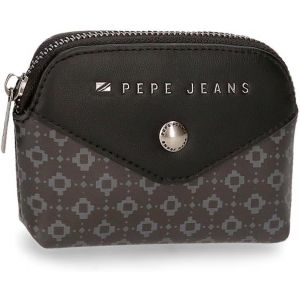 CAUC-Bethany Portefeuilles et porte-monnaie en simili cuir, noir, vert, diff&eacute;rentes tailles - Neuf