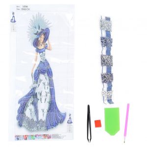 Bricolage Strass Peinture &Eacute;l&eacute;gante Dame Motif Cristal Peinture Broderie Photo D&eacute;coration KitDZ582 - Neuf