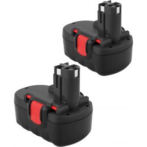 MEVRONISSHOP-Lot de 2 batteries PSR18 GSR18 18 V 3,5 Ah pour Bosch, 2607335536, 2607335535, 2607335277, 2607335278, BAT025, BAT026, BAT181, BAT160, BAT189, BAT189 Taille 80 52 318 53518 3860K 1644K - Neuf