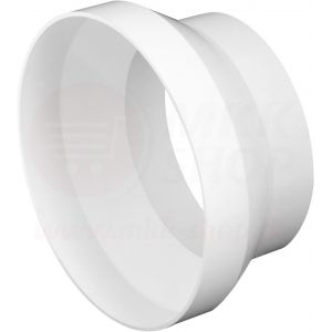 Tube D'aération En Plastique Tube Rond Entrée / Sortie D'air Réducteur Connecteur Ø 80 100 110 120 125 150 200 Mm Système De Ventilation Coude Abs Clapet Anti-Retour Bride Pvc, Reduzierverbinder Ø 120/125 Mm, Ø 120 Mm - Neuf
