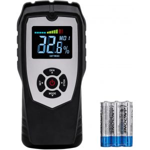CHECARZHN--NO1-Testeur Humidité Bois Numérique, 4 Modes Et Écran Lcd Rétroéclairé, Test D'Humidité Pour Plaque De Plâtre, Maçonnerie, Bois Et Matériaux De Construction - Neuf