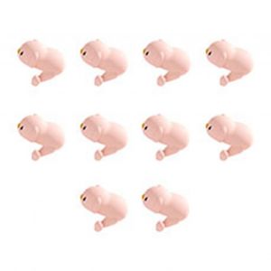 Lot De 10 Protections D'angle En Silicone Souple Pour Bebe, Motif Animal, Anti-Collision, Rose - Neuf