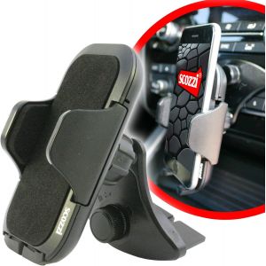 Support T&eacute;l&eacute;phone Voiture Lecteur Fente CD Portable Smartphone Universel p.e. Compatible avec Samsung S24 S23 S22 S21 S20 A55 A54 A53 pour iPhone 15 14 13 12 11 XR FE Plus Ultra Max Lite Pro - Neuf