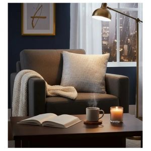 Housse De Coussin 40 X 40 Cm Opacia Gris - Neuf