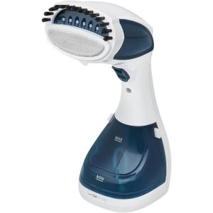 MEVRONISSHOP-Fer a repasser vapeur - Fer &agrave; repasser vapeur - Brosse Vapeur 2 en 1 Verticale et Horizontale Semelle C&eacute;ramique Superglide - DB 3717 blanc-bleu - Neuf