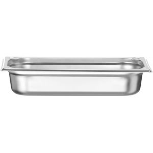 Eryi-Bac Gastronorme, Gn 1/3, Résistance Thermique -40 °C À 300 °C, Utilisable Dans Des Fours À Convection, Des Réfrigérateurs, Des Bain-Maries, Des Chafing Dishes, 2.5l, 325x176x(H)65mm, Inox - Neuf