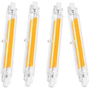 Ampoules R7s Led 118mm,Ampoule Led Dimmable,Led R7s 118mm 20w Équivalent À Ampoule Halogène 118mm 200w,Sans Scintillement,Blanc Naturel 4500k 2000lm,Ac 220-240v,Éclairage À Faisceau 360°.[J81] - Neuf