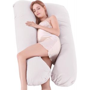 Coussin Complet Pour Le Corps - Coussin De Positionnement Latéral - Coussin De Grossesse En Forme De U - Coussin De Soutien Amovible - Coussin Orthopédique Pour Le Corps - Coussin De Grossesse - Neuf