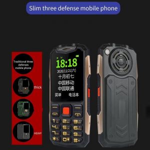 Téléphone Incassable Étanche Antichoc Batterie 4800mAh Dual SIM Écran 2.4 Pouces Rouge YONIS - Neuf