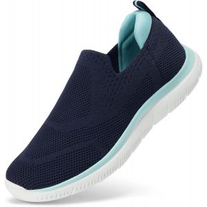 Jexnovashop-Basket San Lacet Femme Chaussures De Respirantes Marche Mode Et Sport Travail Tennis Confortable Chic Femme Ultra L&eacute;g&egrave;re Fitness Campus Slip On Enfiler Sneakers - Neuf