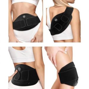 Uncn Ceinture Chauffante Lombaire Sans Fil - Bouillotte Portable 3000 Mah, 2 Temp&eacute;ratures, Housse Lavable, Action 1 Clic. - Neuf